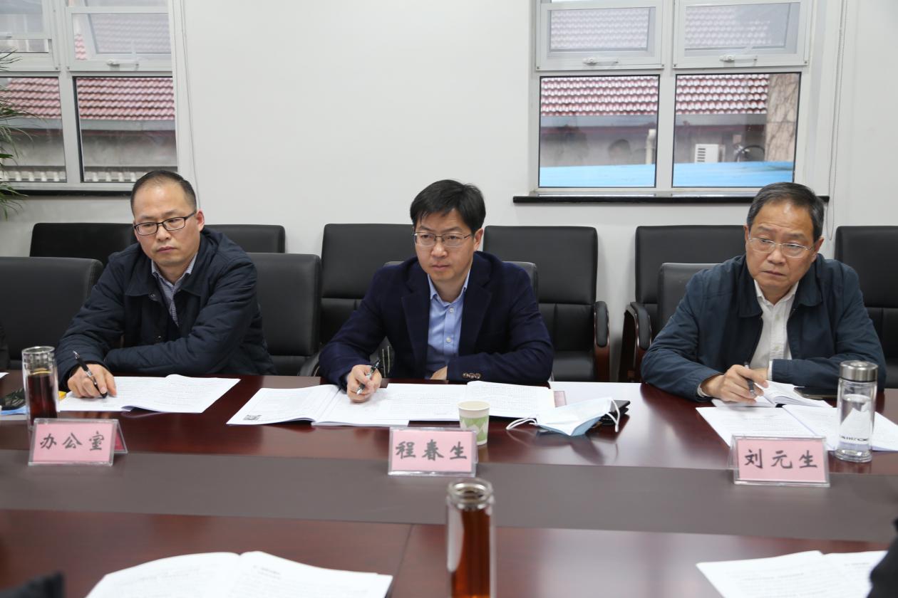 市供销社党委书记主任程春生一行调研合投基金公司