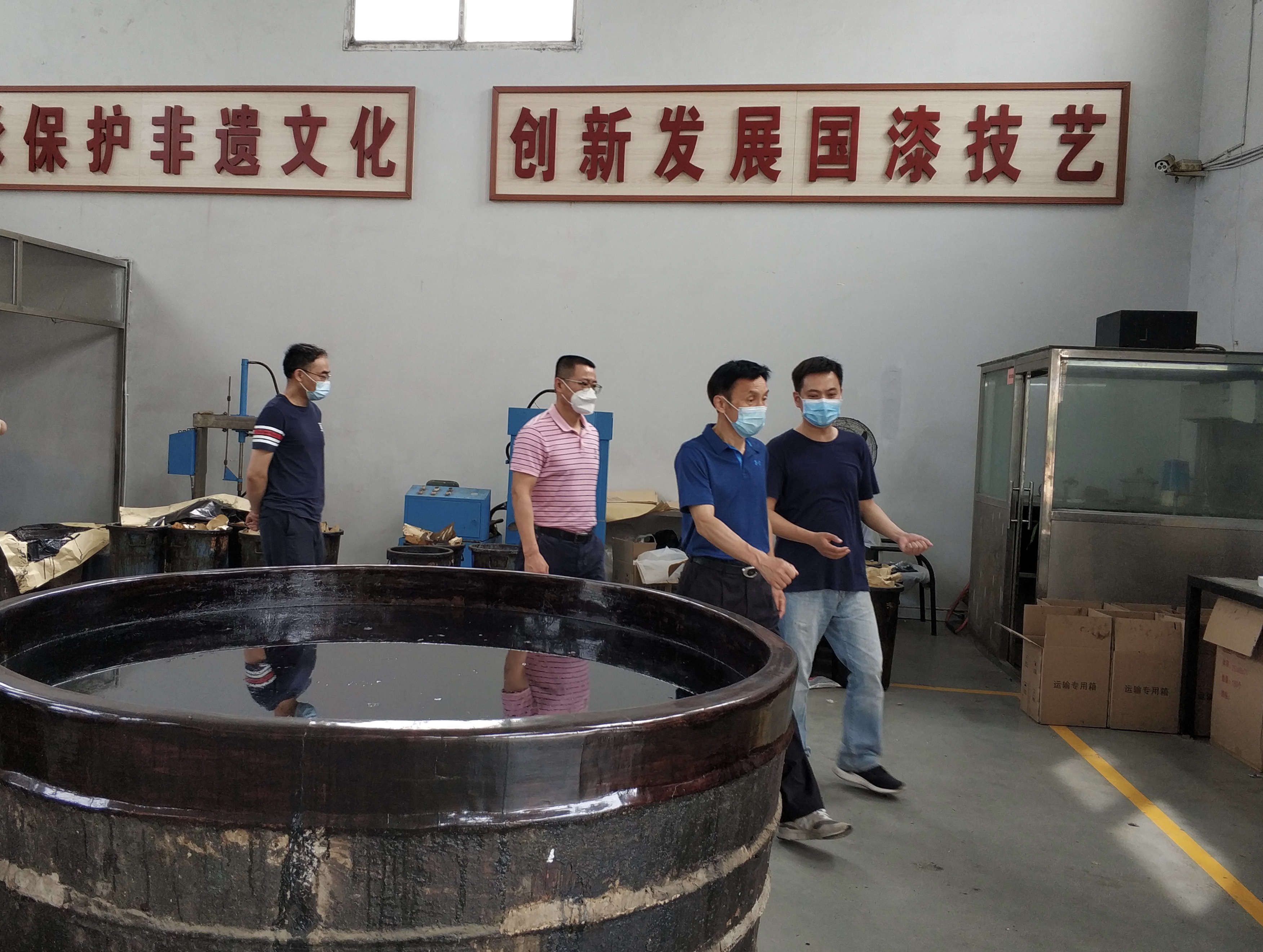 市社主任高福宝、副书记张家才一行到出资企业调研指导工作1