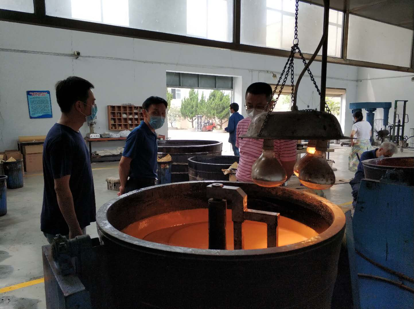 市社主任高福宝、副书记张家才一行到出资企业调研指导工作2