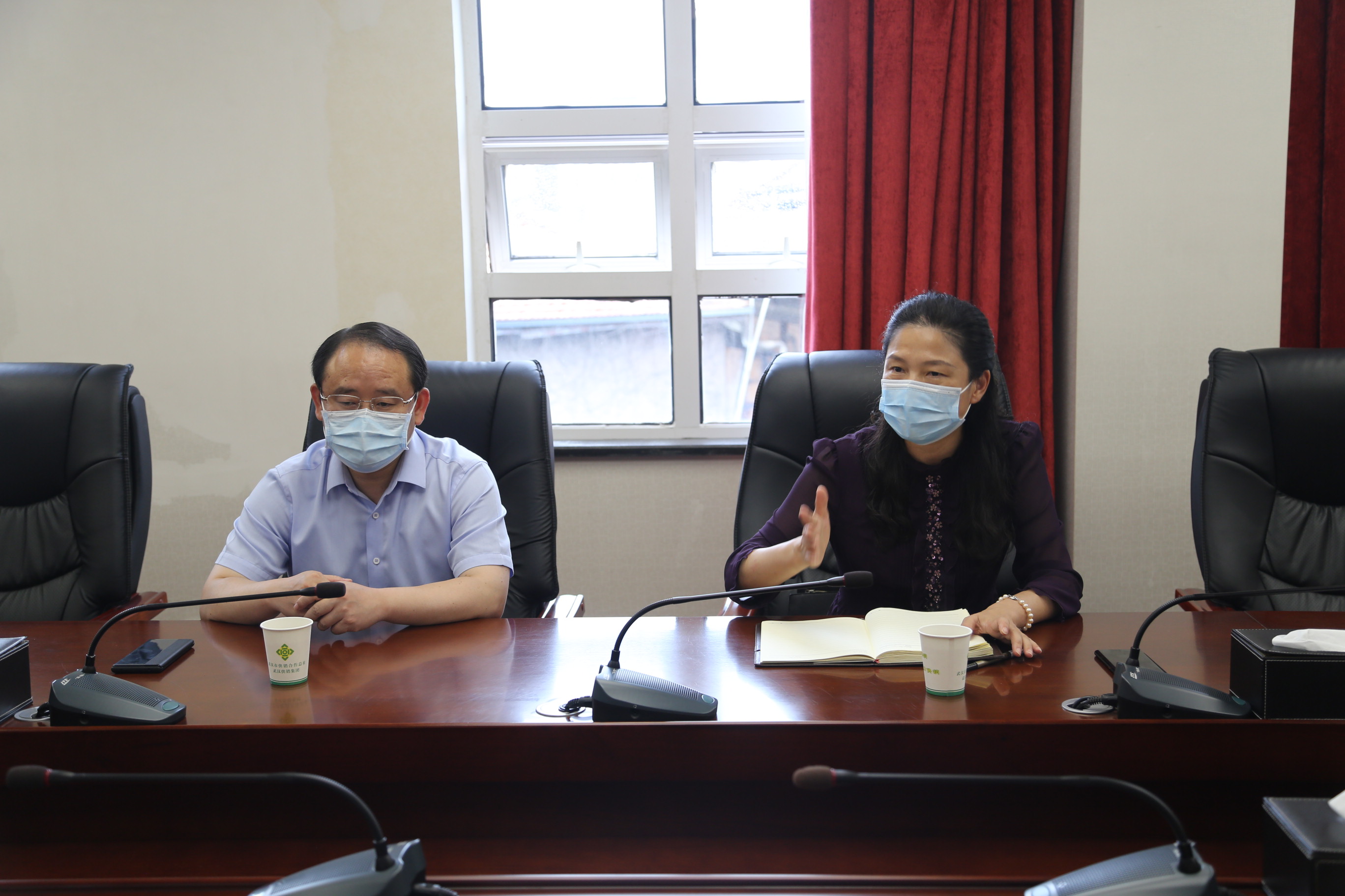 黄陂区委副书记康伟九、副区长万红协调解决市供销社重点项目建设难题4